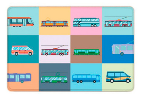 Обложка карман для карточек, дизайн ассорти, 2204-2988-P1-P2