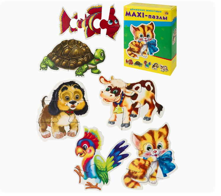 МАКСИ-ПАЗЛЫ. ДОМАШНИЕ ЖИВОТНЫЕ, ПМ-7977