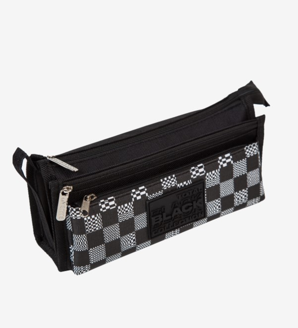 Пенал 'deVENTE. TOTAL BLACK' 21x10x7,5 см, прямоугольный для 60 предметов, 7029406