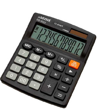 Калькулятор настольный "deVENTE" DD-3312, 105x127x25 мм, 12 разрядный, 4031322