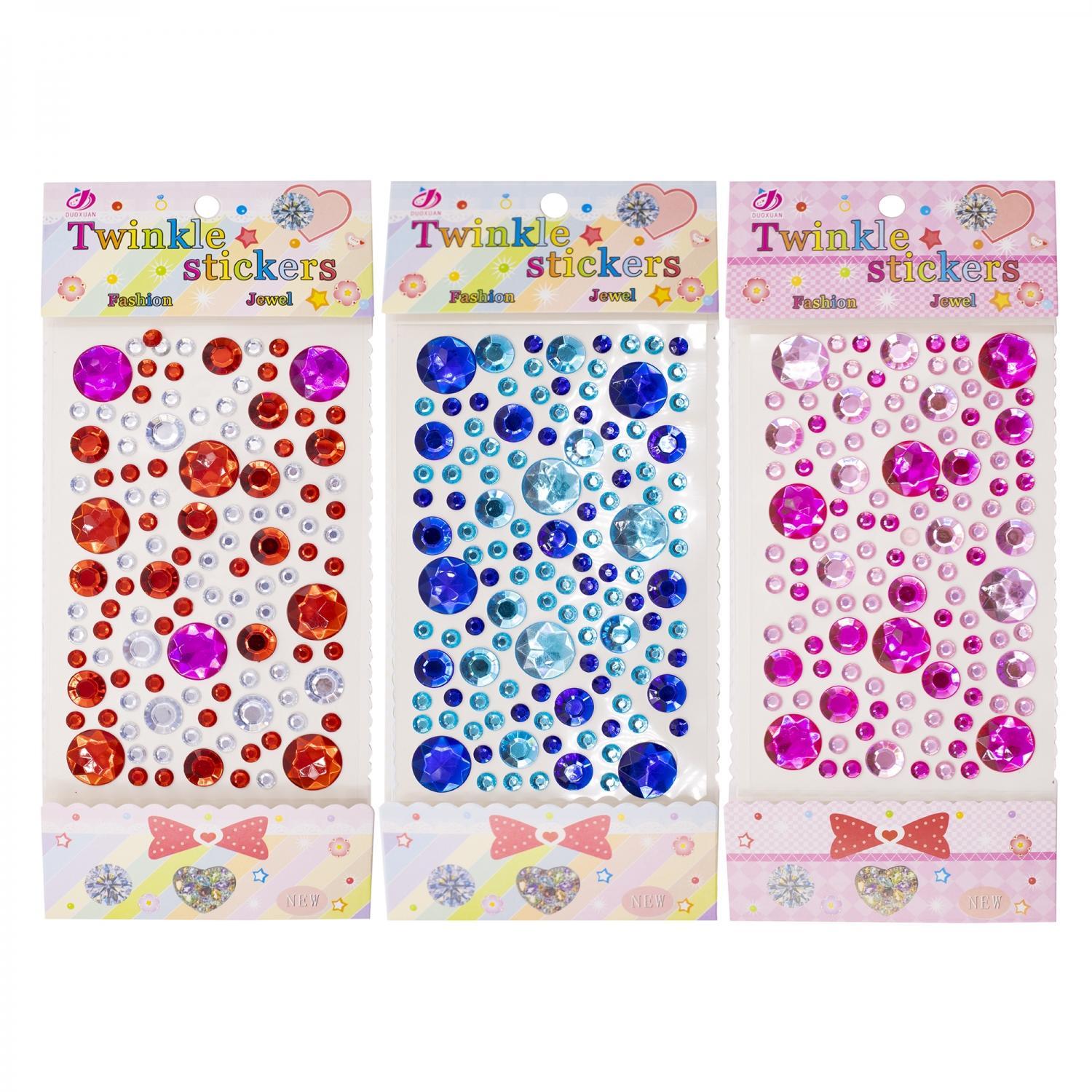 Стразы Twinkle , Say it in crystal ,10х24 см , дизайн ассорти, СХМ-B