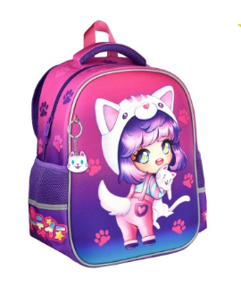 Ранец школьный, Феникс+, 27,5x37,5x14,5 см, ЧИБИ,  ЭВА- панель, 1 отделени, 64617