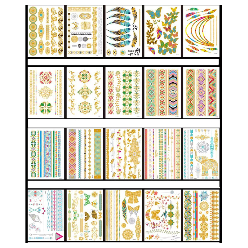 Наклейка-флэш-тату , 145х210 мм , (20 шт;уп), YH081100