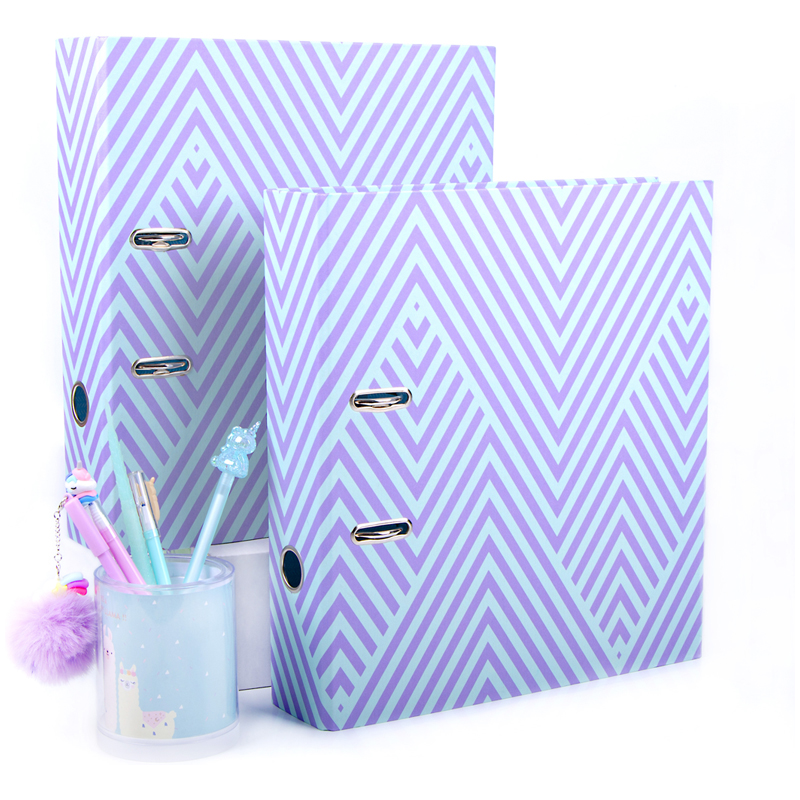 Папка регистратор , А4 , MESHU 'Lavander&Mint', 70 мм , ( 2;шт , в комплекте), 304737