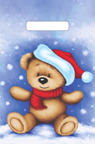 Пакет ПЭ с вырубной ручкой 20х30 (30) (Топтыжка), ВНР56977