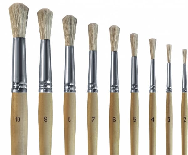 Кисть Щетина №4, плоская,  AR-4Щ