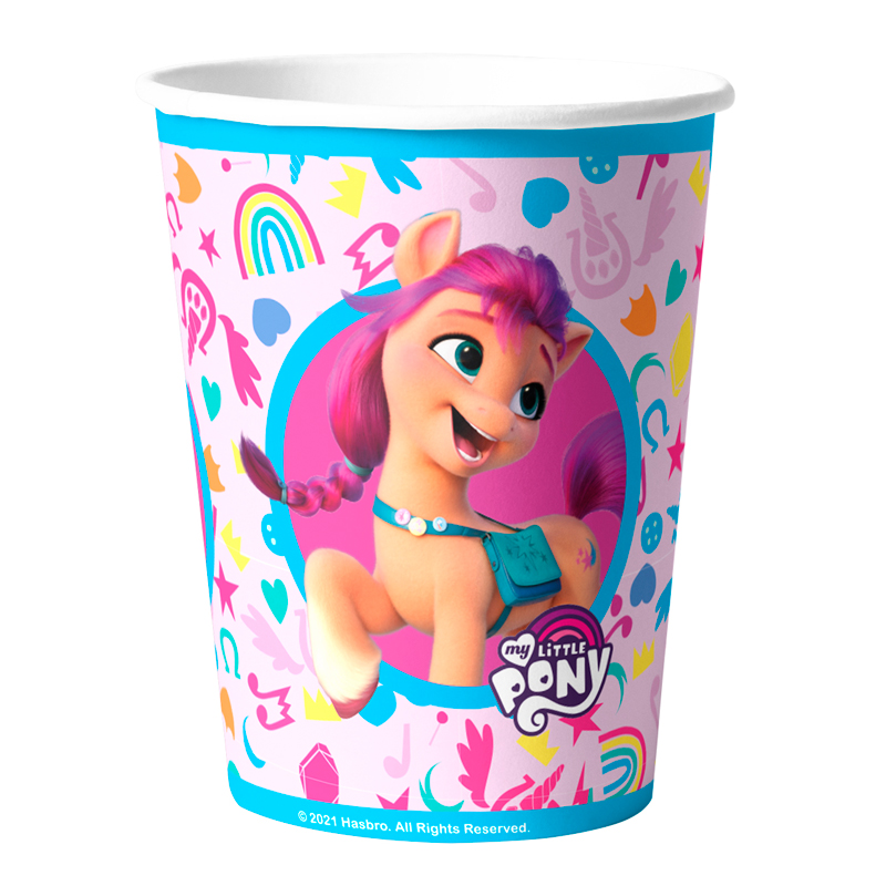 Набор стаканов бумажных 'Май Литл Пони', (6 шт;уп), 250 мл., европодвес, 299019