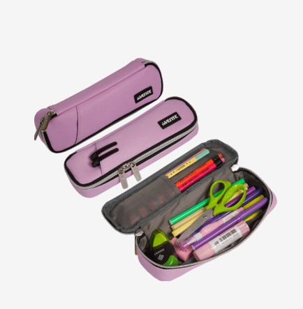 Пенал 'deVENTE. Private' 22x6x4 см, овальный для 40 предметов, матовая искусственная кожа, 7023307