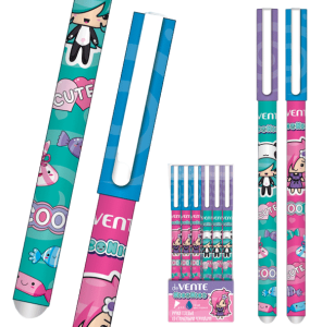 Ручка гелевая пиши-стирай "deVENTE", NicoNico ,0,5 мм, цвет синий, 5051369