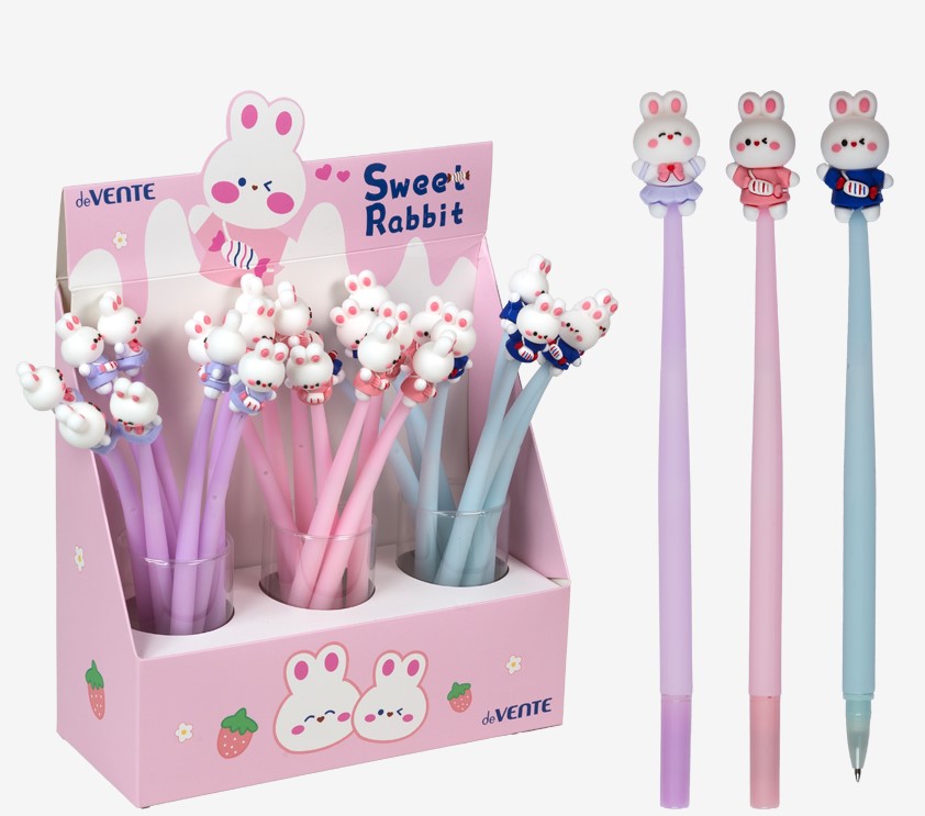 Ручка шариковая силиконовая подарочная 'deVENTE. Sweet Rabbit', 5073452