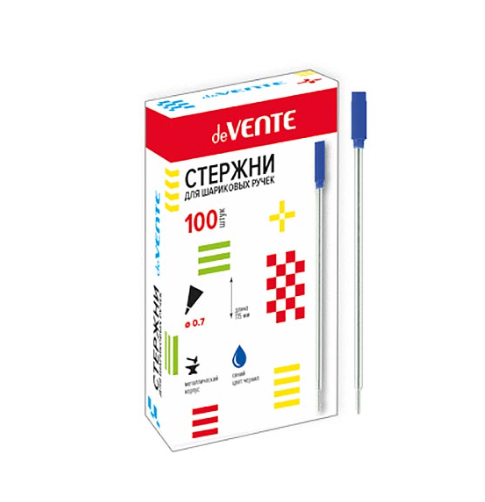 Стержень шариковый 'deVENTE' , 115 мм , синий 0,7 мм, 5074801