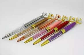 Ручка "ASMAR. Кристалл", металлическая с поворотным механизмом , AR-1876