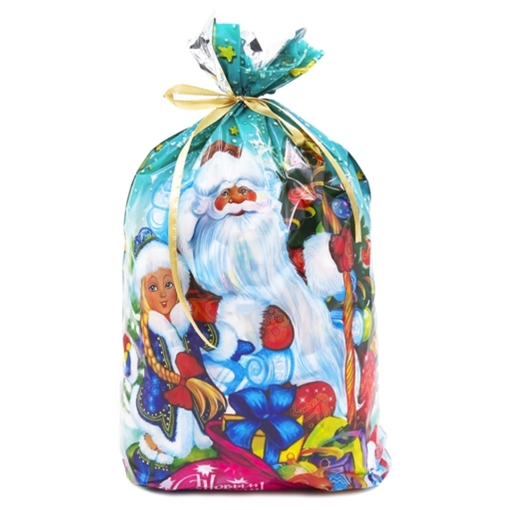 Пакет ПП металлизированный 'Мешок подарков', 250х400 мм, 15020096