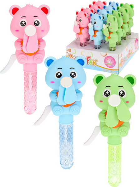 Мыльные пузыри-вентилятор детский 'Миша', ИК-0974