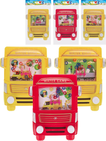 Водная игра с кольцами 'Машинка' 10х12,7 см, ИГ-3582