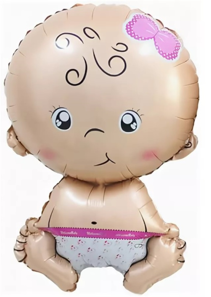 Шар фольга фигурный малыш 'Девочка;Мальчик'