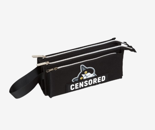 Пенал 'deVENTE. Censored' 21x10x7,5 см, прямоугольный для 60 предметов, 7020552