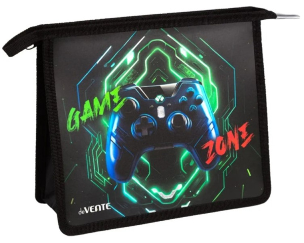 Папка для тетрадей 'deVENTE. Gamer' A5 (243x200x80 мм) с текстильным расширением 80 мм, 8056548