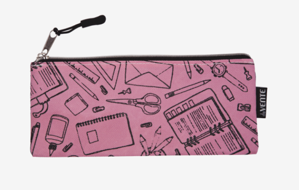 Пенал 'deVENTE. School' 21,5x9x1 см, плоский для 35 предметов, на молнии, 7024072