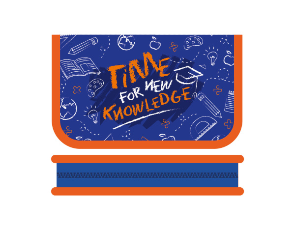 Пенал 1 секция Пчёлка , 'ВРЕМЯ ЗНАНИЙ', ПО-04